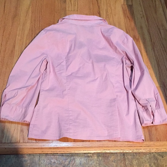 APOSTROPHE shirt pink shirt sz 10 button down - Picture 6 of 8